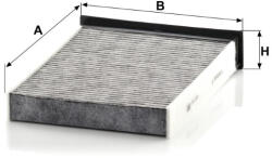 Mann-filter Utastér - Kabin szűrő Mann Filter CUK 2316 (CUK2316)