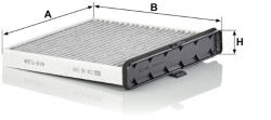 Mann-filter Utastér - Kabin szűrő Mann Filter CUK 20 018 (CUK20018)