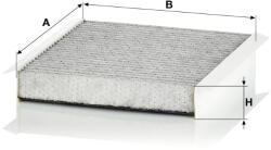 Mann-filter Utastér - Kabin szűrő Mann Filter CUK 2040 (CUK2040)