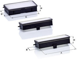 Mann-filter Utastér - Kabin szűrő Mann Filter CU 19 000-3 (CU19000-3)