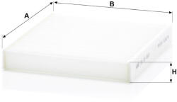 Mann-filter Utastér - Kabin szűrő Mann Filter CU 22 023 (CU22023)