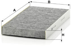Mann-filter Utastér - Kabin szűrő Mann Filter CUK 2951 (CUK2951)
