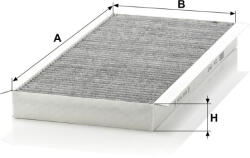 Mann-filter Utastér - Kabin szűrő Mann Filter CUK 3567 (CUK3567)