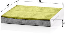 Mann-filter Utastér - Kabin szűrő Mann Filter FP 21 003 (FP21003)