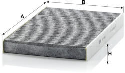 Mann-filter Utastér - Kabin szűrő Mann Filter CUK 2952 (CUK2952)