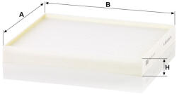 Mann-filter Utastér - Kabin szűrő Mann Filter CU 24 017 (CU24017)