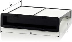 Mann-filter Utastér - Kabin szűrő Mann Filter CU 22 004 (CU22004)