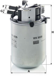 Mann-filter Üzemanyagszűrő Mann Filter WK 9039 (WK9039)