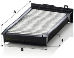Mann-filter Utastér - Kabin szűrő Mann Filter CUK 3518 (CUK3518)