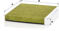 Mann-filter Utastér - Kabin szűrő Mann Filter FP 26 021 (FP26021)