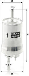 Mann-filter Üzemanyagszűrő Mann Filter WK 59 x (WK59x)