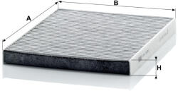 Mann-filter Utastér - Kabin szűrő Mann Filter CUK 2436 (CUK2436)