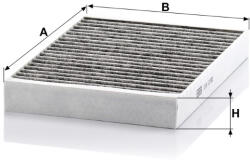 Mann-filter Utastér - Kabin szűrő Mann Filter CUK 2722-2 (CUK2722-2)