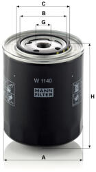 Mann-filter Olajszűrő Mann Filter W 1140 (W1140)