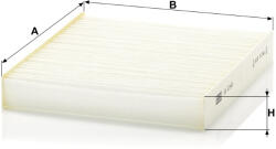Mann-filter Utastér - Kabin szűrő Mann Filter CU 2145 (CU2145)