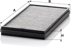 Mann-filter Utastér - Kabin szűrő Mann Filter CUK 3124-2 (CUK3124-2)