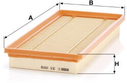 Mann-filter Levegőszűrő Mann Filter C 33 005 (C33005)