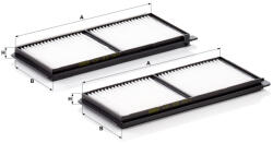 Mann-filter Utastér - Kabin szűrő Mann Filter CU 23 001-2 (CU23001-2)