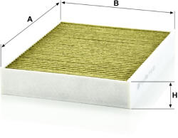 Mann-filter Utastér - Kabin szűrő Mann Filter FP 25 001 (FP25001)
