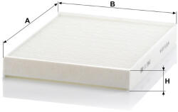 Mann-filter Utastér - Kabin szűrő Mann Filter CU 2842 (CU2842)
