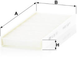Mann-filter Utastér - Kabin szűrő Mann Filter CU 25 010-2 (CU25010-2)