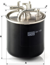 Mann-filter Üzemanyagszűrő Mann Filter WK 1136 (WK1136)