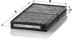 Mann-filter Utastér - Kabin szűrő Mann Filter CUK 2033-2 (CUK2033-2)