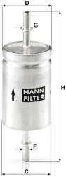 Mann-filter Üzemanyagszűrő Mann Filter WK 512 (WK512)