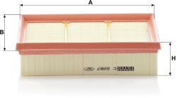 Mann-filter Levegőszűrő Mann Filter C 2287 (C2287)