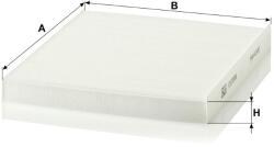 Mann-filter Utastér - Kabin szűrő Mann Filter CU 23 009 (CU23009)