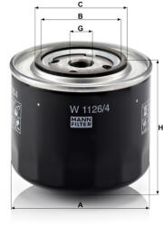 Mann-filter Olajszűrő Mann Filter W 1126 (W1126)