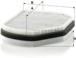 Mann-filter Utastér - Kabin szűrő Mann Filter CUK 2897 (CUK2897)