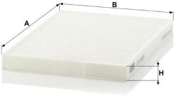 Mann-filter Utastér - Kabin szűrő Mann Filter CU 2620 (CU2620)
