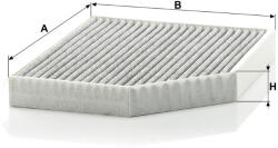 Mann-filter Utastér - Kabin szűrő Mann Filter CUK 2450 (CUK2450)