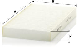 Mann-filter Utastér - Kabin szűrő Mann Filter CU 2951 (CU2951)