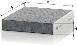 Mann-filter Utastér - Kabin szűrő Mann Filter CUK 25 006 (CUK25006)