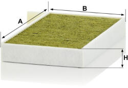 Mann-filter Utastér - Kabin szűrő Mann Filter FP 25 015 (FP25015)