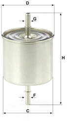 Mann-filter Üzemanyagszűrő Mann Filter WK 8046 (WK8046)