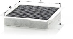 Mann-filter Utastér - Kabin szűrő Mann Filter CUK 2338 (CUK2338)