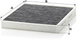 Mann-filter Utastér - Kabin szűrő Mann Filter CUK 2757 (CUK2757)