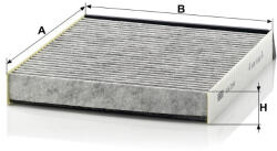 Mann-filter Utastér - Kabin szűrő Mann Filter CUK 2240 (CUK2240)