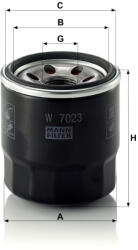 Mann-filter Olajszűrő Mann Filter W 7023 (W7023)