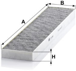Mann-filter Utastér - Kabin szűrő Mann Filter CUK 5480 (CUK5480)