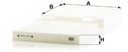 Mann-filter Utastér - Kabin szűrő Mann Filter CU 19 004 (CU19004)