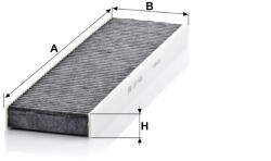 Mann-filter Utastér - Kabin szűrő Mann Filter CUK 4436 (CUK4436)