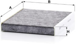 Mann-filter Utastér - Kabin szűrő Mann Filter CUK 22 032 (CUK22032)