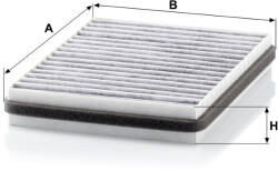 Mann-filter Utastér - Kabin szűrő Mann Filter CUK 22 014 (CUK22014)