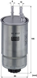 Mann-filter Üzemanyagszűrő Mann Filter WK 9053 z (WK9053z)