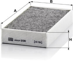 Mann-filter Utastér - Kabin szűrő Mann Filter CUK 2646-2 (CUK2646-2)