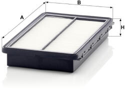 Mann-filter Levegőszűrő Mann Filter C 30 027 (C30027)